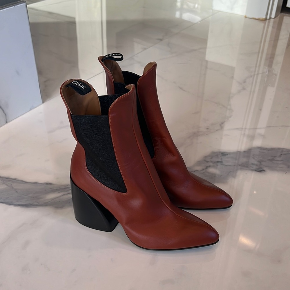 Chloé boots. Never been worn- ordered with no return and they didn’t fit.